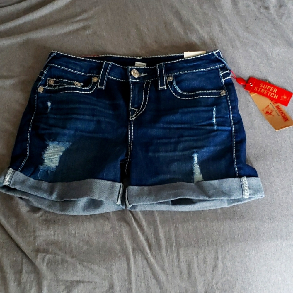 True Religion Jean Shorts